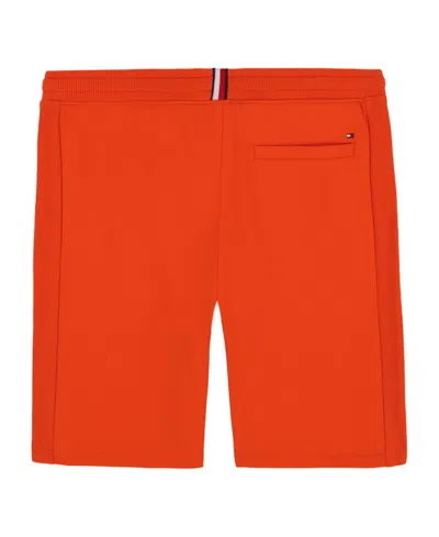 Tommy Hilfiger Big Boys Fleece Essentials Shorts In Orange