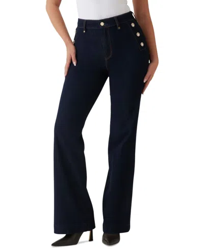 Guess Women's New Faye High-rise Bootcut Jeans In Blue