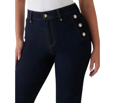 Guess Women's New Faye High-rise Bootcut Jeans In Blue
