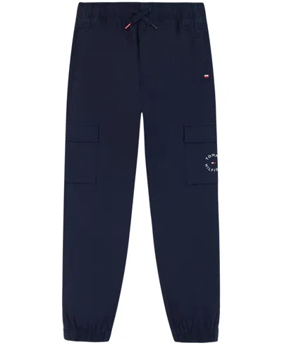 Tommy Hilfiger Little And Toddler Boys Tommy Cargo Joggers In Blue