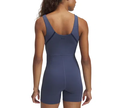 Under Armour Women's Motion Shorts Sleeveless Bodysuit In Blue