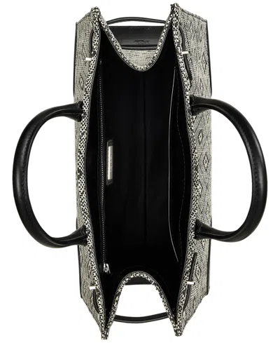 Ralph Lauren Woven Straw Medium Devyn Tote Bag