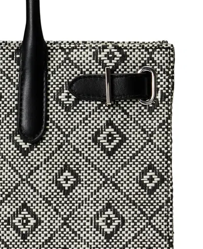 Ralph Lauren Woven Straw Medium Devyn Tote Bag