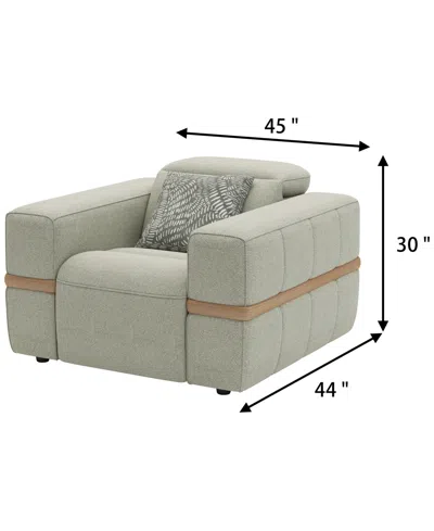 Macy's Nierling Fabric Power Motion Recliner With Power Headrest, Exclusively At  In Green