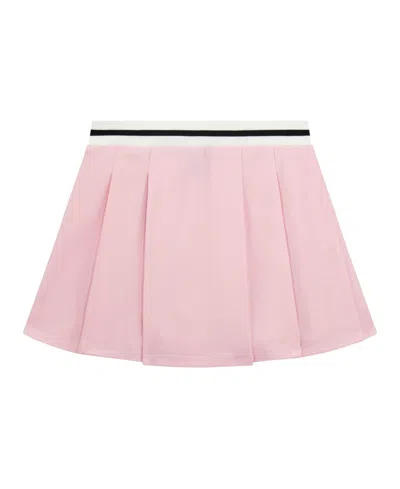 Guess Big Girl Ponte With An Elastic Wait Skirt In Pink