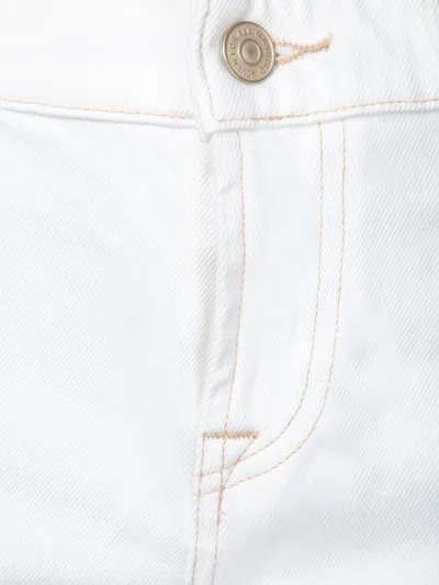 7 For All Mankind Straight-leg White Jeans With Tailored Fit
