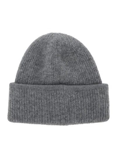 Jacquemus Grey 'le Bonnet Gros Grain' With Logo Patch On The Brim In Gray