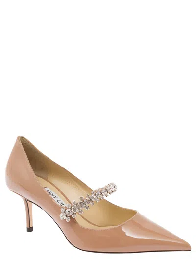 Jimmy Choo Bing Pump 65 In Nude