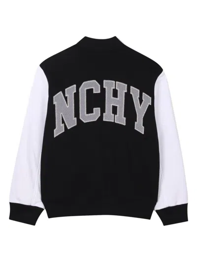 Givenchy Logo-patch Bomber Jacket In Black