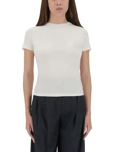 Theory Pima Cotton T-shirt In White