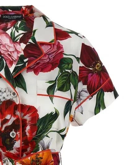 Dolce & Gabbana Vanity Shirt And Blouse Multicolor In White