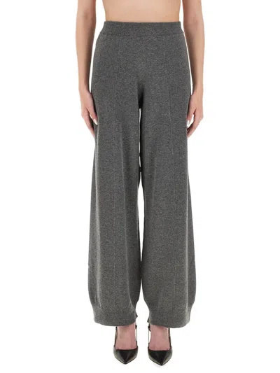 Fabiana Filippi Wool, Silk And Cashmere Pants In Gray