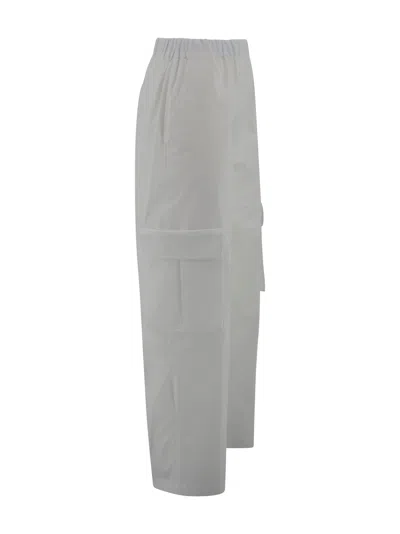 Antonelli Cotton Trousers In Gray