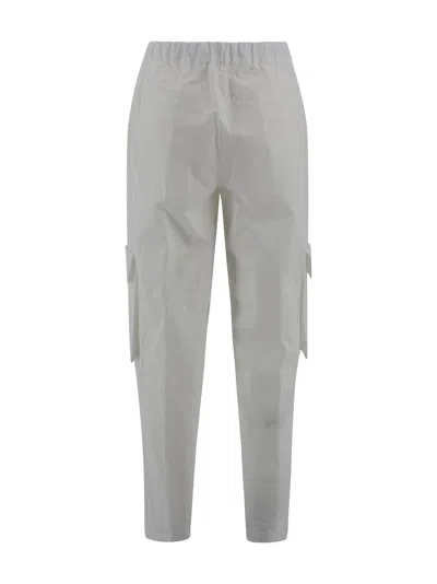 Antonelli Cotton Trousers In Gray