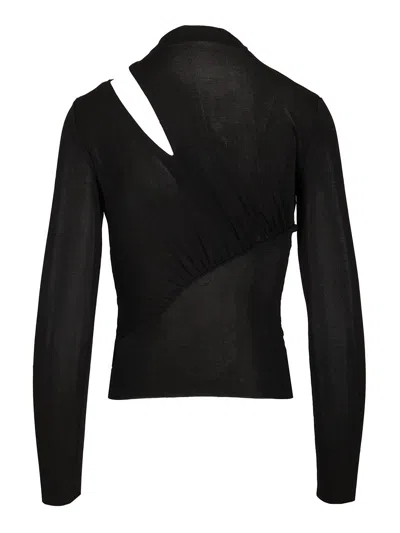 Self-portrait Self Portrait Women Cut Out Knit Top In Black