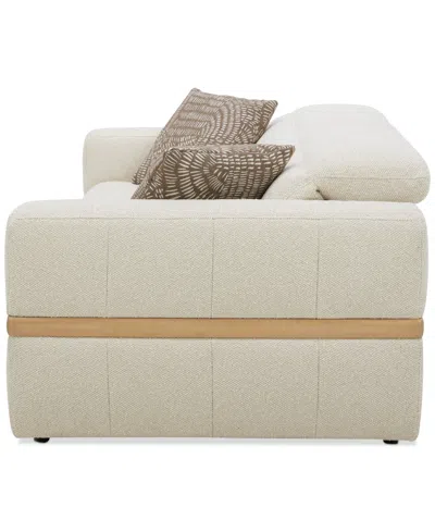 Macy's Nierling Fabric Power Motion Sofa With Power Headrest, Exclusively At  In Neutral