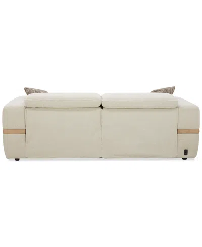 Macy's Nierling Fabric Power Motion Sofa With Power Headrest, Exclusively At  In Neutral