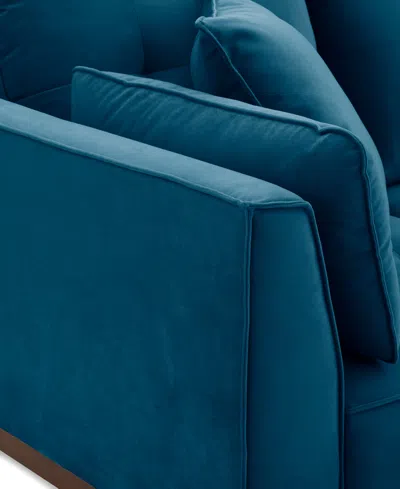 Macy's Hazelynn Fabric Sofa, Exclusively At Macys In Blue