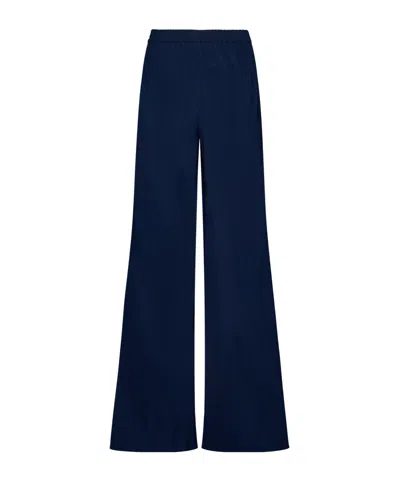 Gianluca Capannolo Wide-leg Casual Pants In Blue