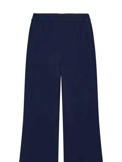 Gianluca Capannolo Wide-leg Casual Pants In Blue