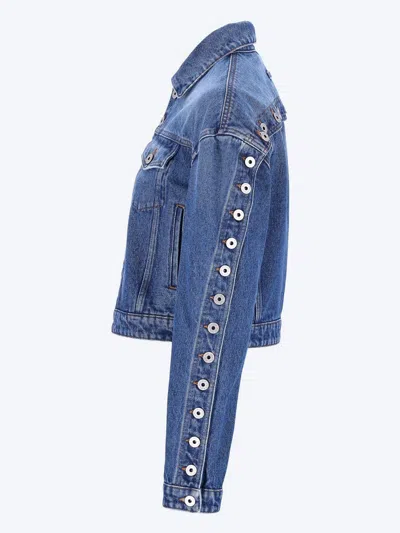 Jean Paul Gaultier Casual Jacket Collared Long Sleeves Chest Pockets In Blue