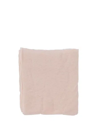 Botto Giuseppe Fine Knit Cashmere Scarf In Neutral