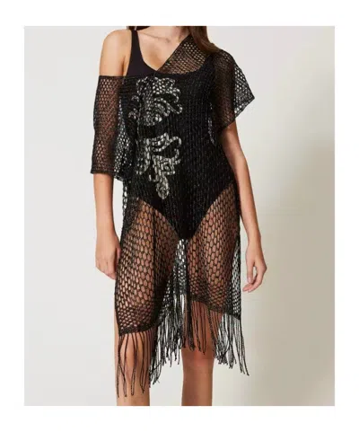 Twinset Open-knit Beach Dress