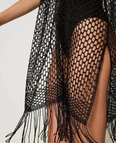 Twinset Open-knit Beach Dress