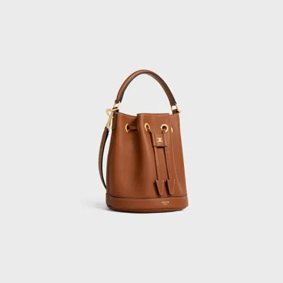 Celine Women Clara Teen Soft Bag In Grained Calfskin Leather