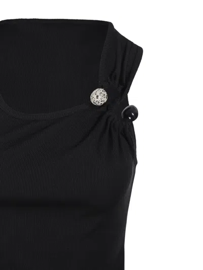 Christopher Esber Asymmetric Button-detail Tank Top