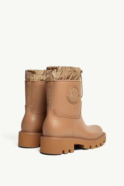 Moncler Kickstream Rubber Wellington Ankle Boots