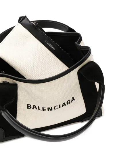 Balenciaga Women's Two-tone Canvas Small Cobas Navy Handbag | 3903462hh3n Color 9260