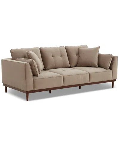 Macy's Hazelynn Fabric Sofa, Exclusively At Macys In Neutral