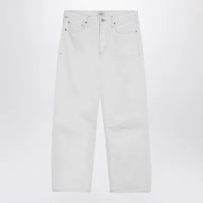 Citizens Of Humanity Miro Barrel-leg Jeans In White