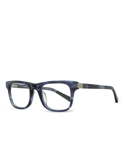 Shinola 1502 Square-frame Glasses In Blue