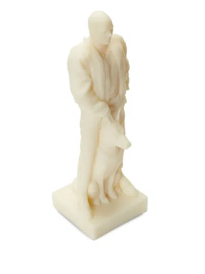 Stance Marble-effect Figurative Candle (650g) In White
