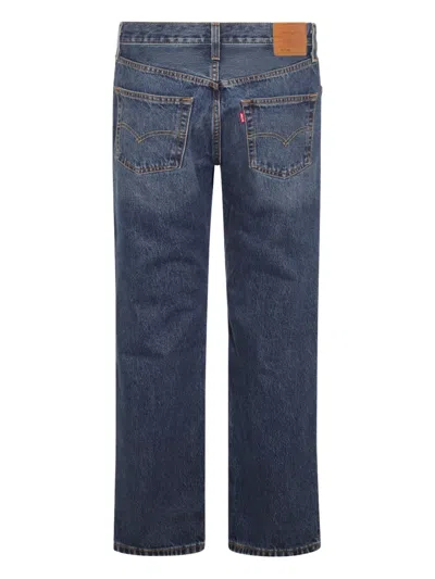 Levi's Faded-effect Straight-leg Jeans In Blue