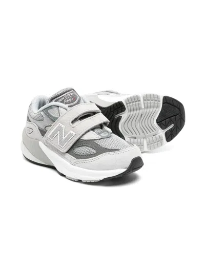 New Balance 990v6 Touch-strap Sneakers In Gray