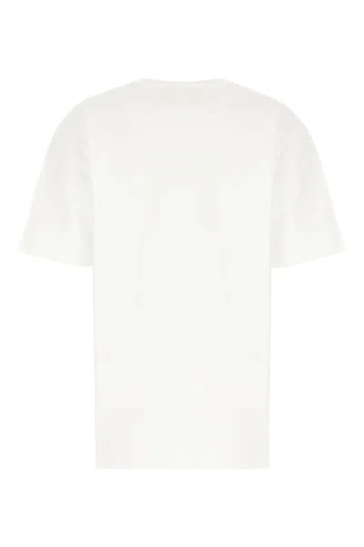 Valentino Crewneck Graphic Print Ribbed Short-sleeve Cotton Jersey