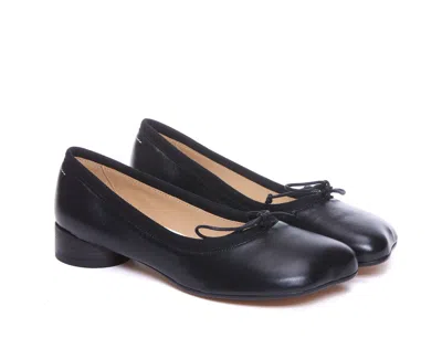 Mm6 Maison Margiela Flat Shoes In Blue