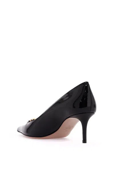 Valentino Garavani Woman Pumps Black Size 8 Leather In Black