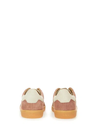 Hogan Low-top Sneakers Suede Finish In Brown