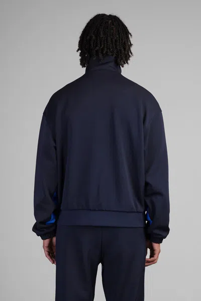 Adidas Originals By Wales Bonner Pique Tt Sweatshirt In Blue Polyester In Blue