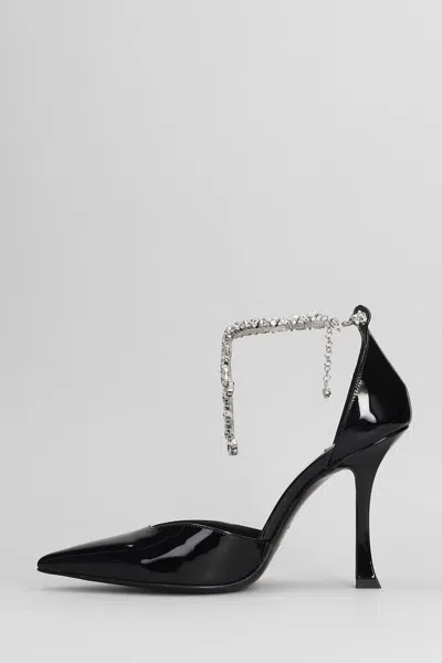 Jimmy Choo Stevie 100 Crystal-embellished Pumps In Patent Leather