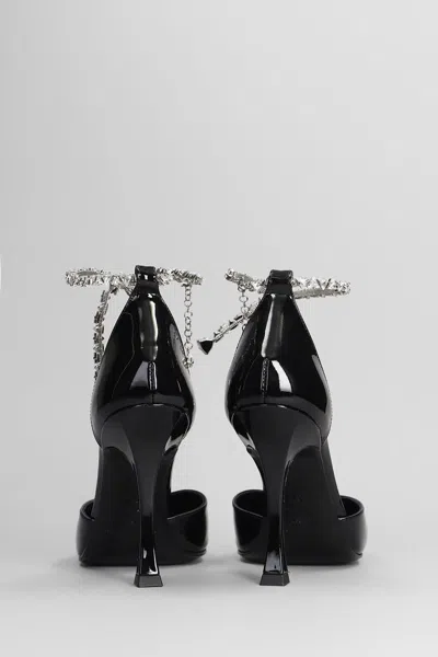 Jimmy Choo Stevie 100 Crystal-embellished Pumps In Patent Leather