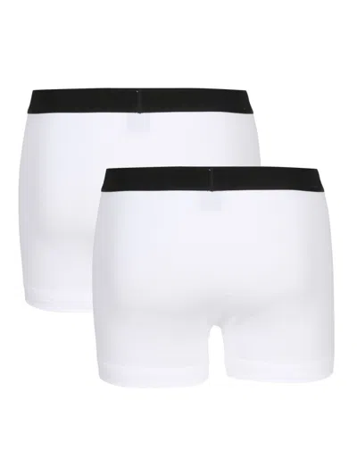 Tom Ford Logo Waistband Boxer Brief In White