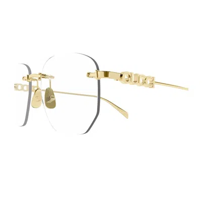 Gucci Gg1806o Linea Name Of Brand Eyeglasses In Gold