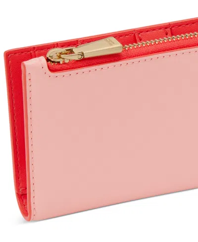 Kate Spade Devin Pop Trim Small Bifold Leather Wallet
