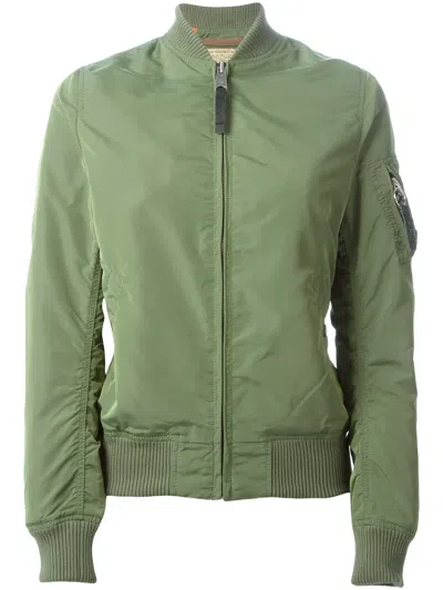 Alpha Industries Bomber Jacket In Green