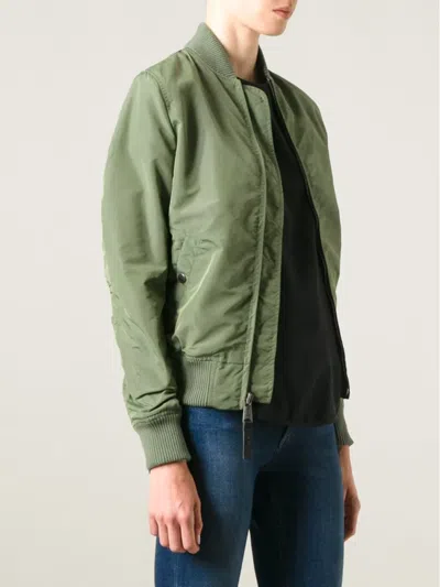 Alpha Industries Bomber Jacket In Green